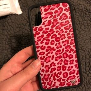 Wildflower cheetah iPhone X case